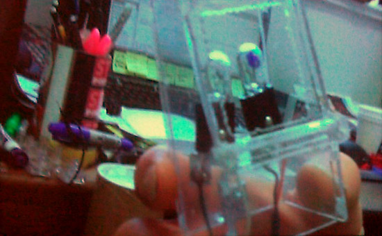 Prototype of the Tron arcade toy