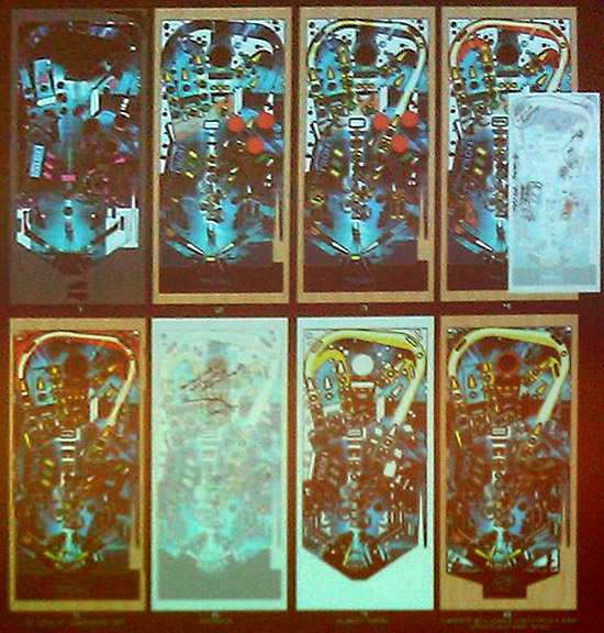 John explains the progression and various types of playfield designs he had