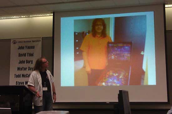 Showing off a one of a kind Atari Zizzle which never made it to production
