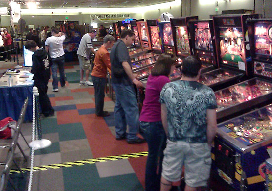 Part of the line of System 11 games. Apparently all System 11 games are present at the show. Many people worked hard to ensure games would be there to complete the set. Games were even purchased just for use in this event.