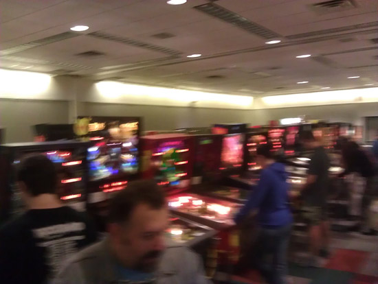 There were so many pins I was spinning and couldn't get a focused shot