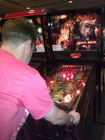 After fixing Phantom of the Opera, I challenged my friend Michael O'Brien to a game - I think he won