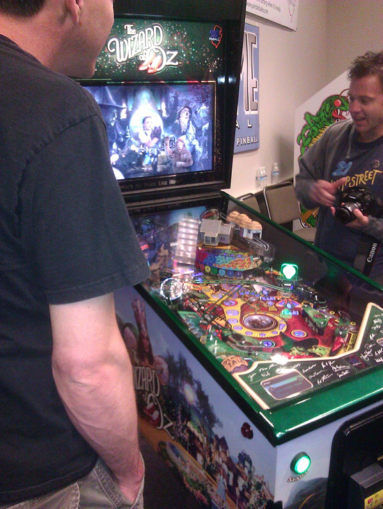 I wasn't the only one photographing the game, people all around me were taking shots and filming it