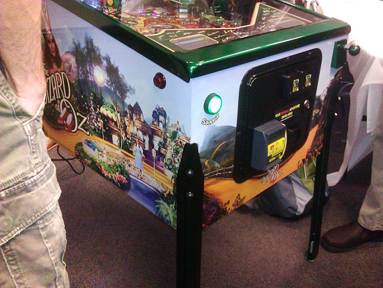 No "one slot" coin door here!
