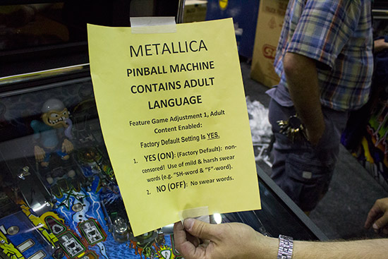 Apparently Metallica contains some naughty words