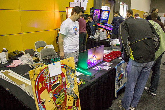 The pinballbulbs.com stand