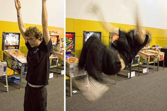 Robert's back-flip