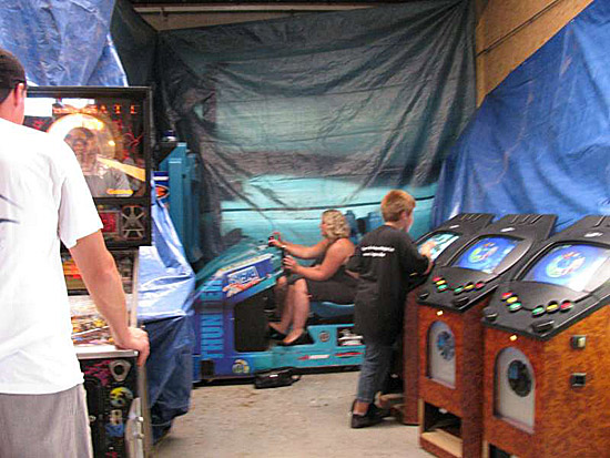 There were video games to play as well