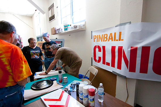 Thanks to the Pinball Clinic staff, Chris Kuntz, Izzy Schwartz, and Kirk Doberenz