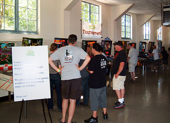 The tournament area
