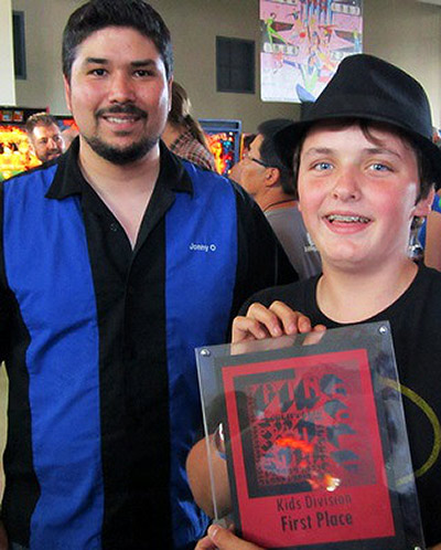 Tim C. grabbed the plaque by a hair