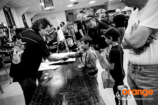 Young pinball fans take part in the machine count