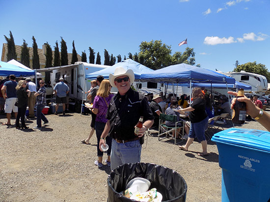 The BBQ in the RV camp