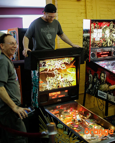 Director of Operation Mark Steinman playing Attack from the Back