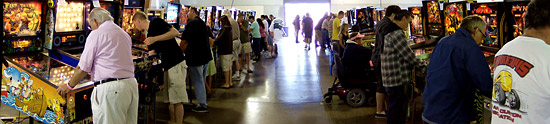 By 11 AM the show floor was already crowded. (click the image for full-size)