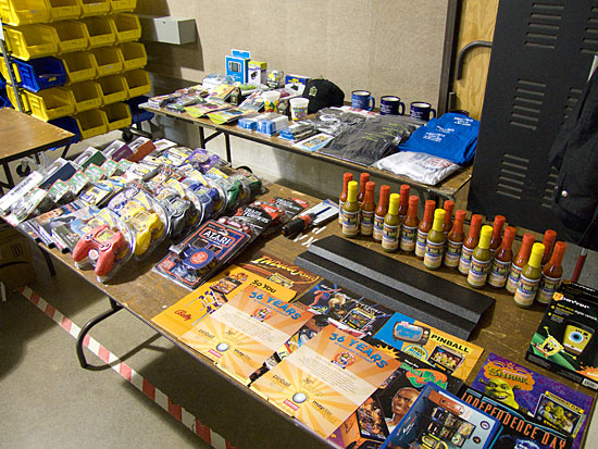 A selection of the door prizes