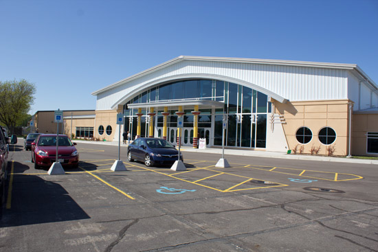 The Expo building at the Kalamazoo County Fairgrounds