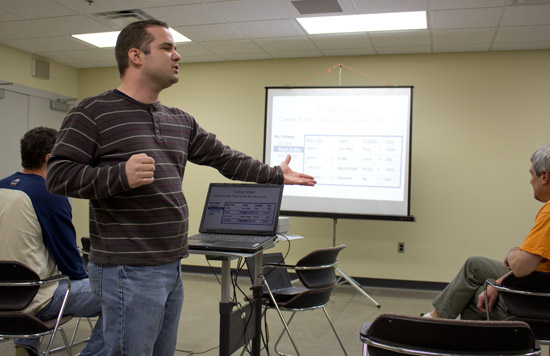John explains the features of his website