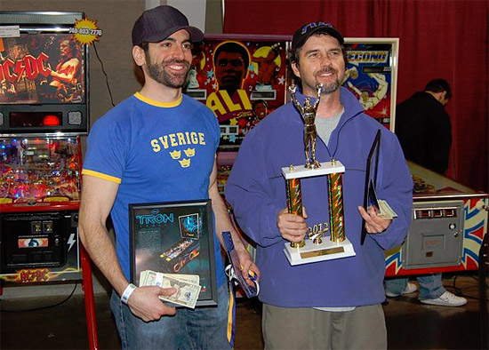 Trent with his winning trophy