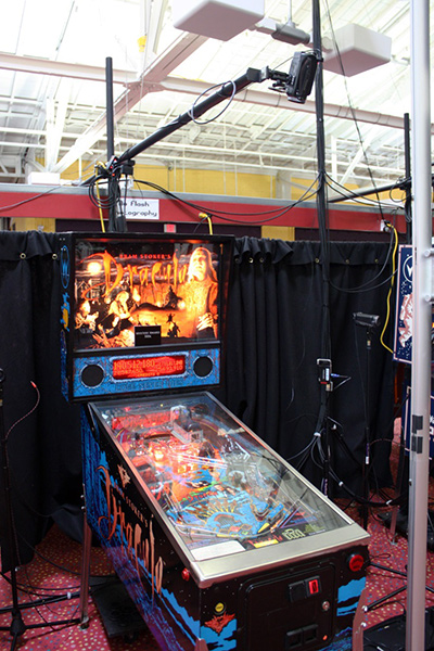 Dracula - one of the finalist selected machines with overhead cameras