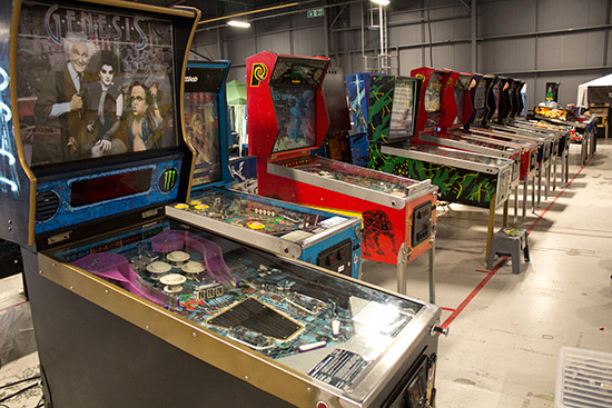 The Gottlieb machines row