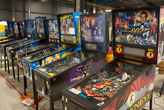 Data East and Sega machines