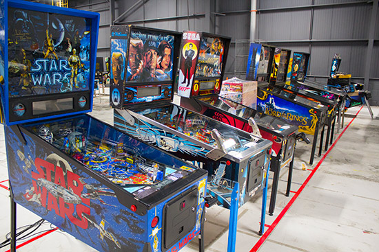 Some of the machines set up so far