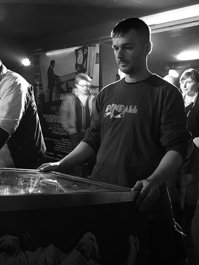 Lukasz Dziatkiewicz _ the author of this report, president of the Polish Pinball Association (PSF)