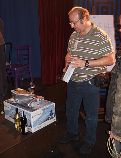Albert with his prizes