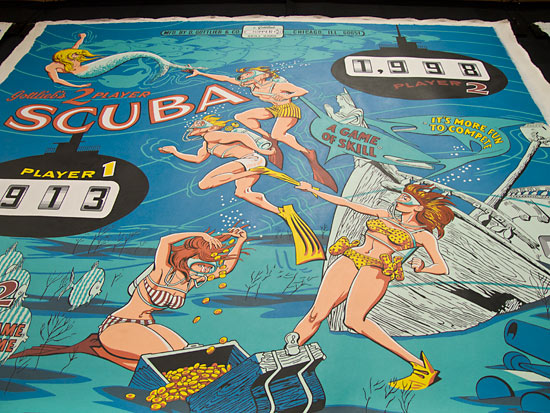 The Gottlieb Scuba mural