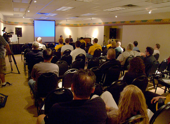 The audience for the opening seminar