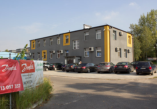 The Printimus building in Bytom