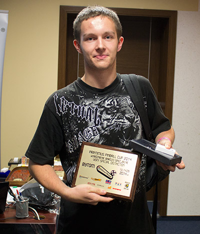 The most improved player, Daniel Maczurek