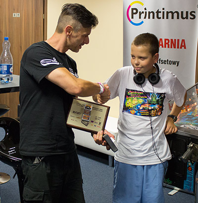 The highest scorer on the swapped-flipper The Shadow, Kuba Tkacz