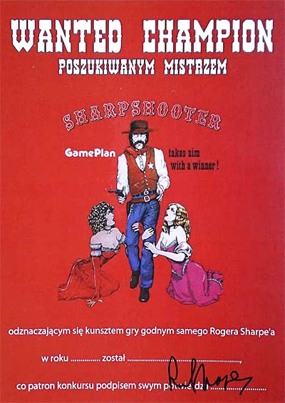 The front of the certificate