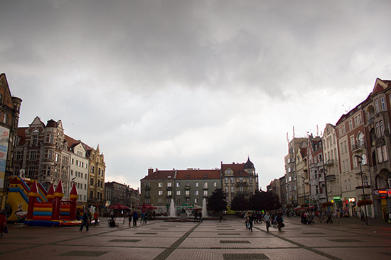 The skies darkened