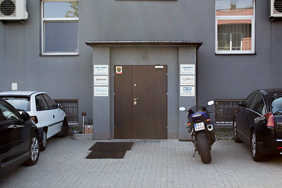 Entry to the Printimus building