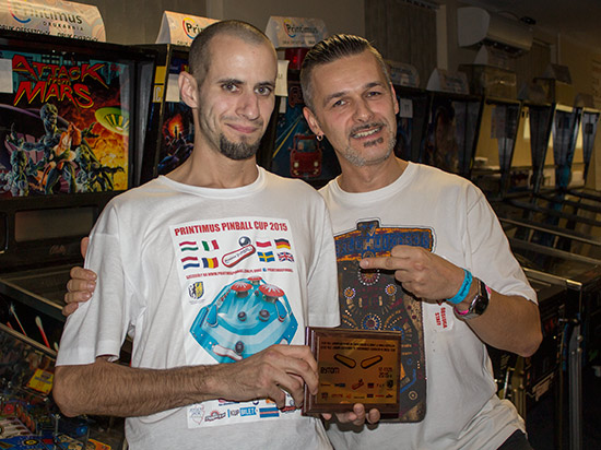 Balazs Takacs, winner of the reverse flipper contest
