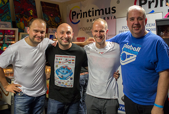 The four finalists in the Classic Tournament