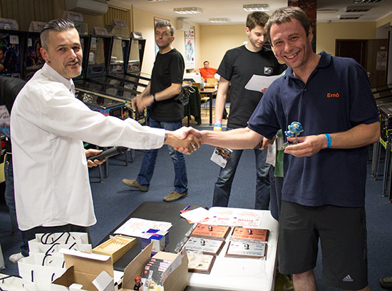 Ern&ouml; Rotter, winner of the Fish Tales high score contest