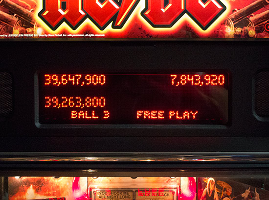 The battle for second on AC/DC
