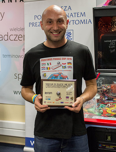 First place, Daniele Acciari