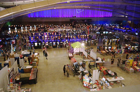 Inside the Convention Center