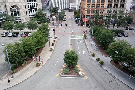 More great views - the Walkway to the Convention Center
