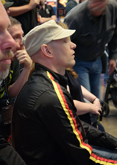 Christian Holmsten “I am not falling asleep, honestly, I just blinked!”