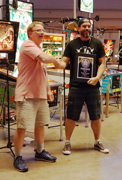 Keith Elwin takes 3rd place