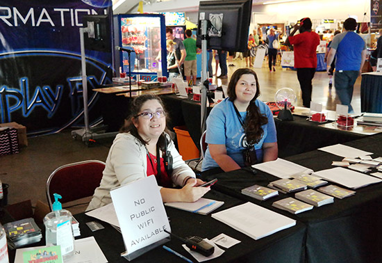 A big welcome as we entered the venue to be greeted by the reception and registration desk staff