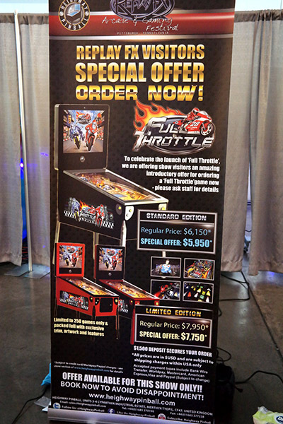 One of the Full Throttle banners