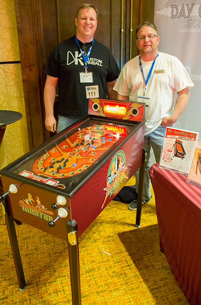 Day One Pinball had their Scoregasm Master pin table