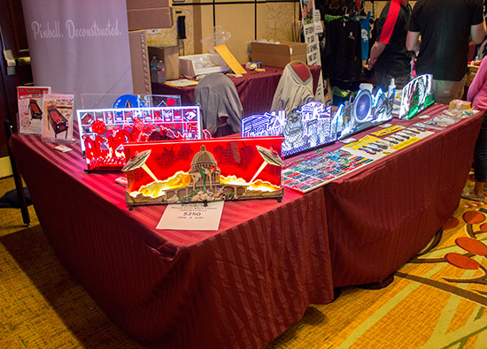Laserific had some great toppers, flipper add-ons and game mods